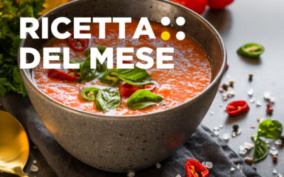 RICETTA DEL MESE: GAZPACHO ANDALUSO CON CROSTINI INTEGRALI